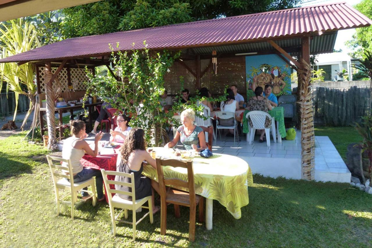 Pension Te Miti - Plage-Beach 200M - Mahana Parc & Vaiava Beach Pk18 - B&B Chambres Ou Dortoir Punaauia  Exteriér fotografie