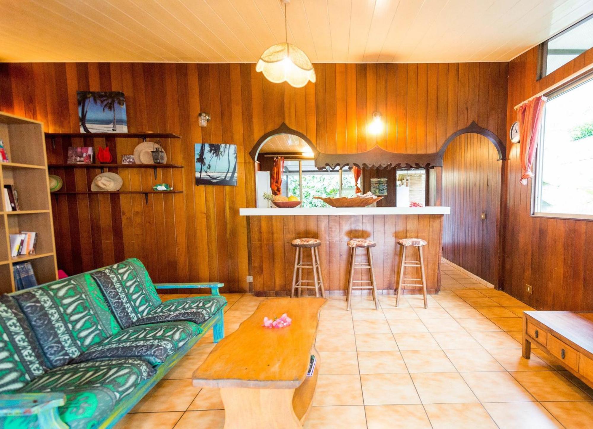 Pension Te Miti - Plage-Beach 200M - Mahana Parc & Vaiava Beach Pk18 - B&B Chambres Ou Dortoir Punaauia  Exteriér fotografie