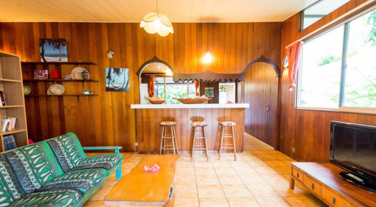Pension Te Miti - Plage-Beach 200M - Mahana Parc & Vaiava Beach Pk18 - B&B Chambres Ou Dortoir Punaauia  Exteriér fotografie