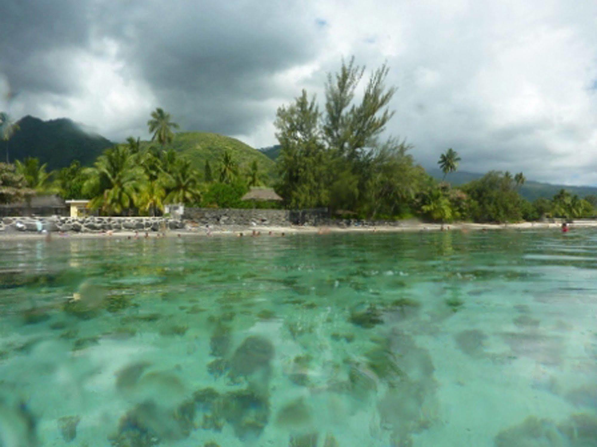 Pension Te Miti - Plage-Beach 200M - Mahana Parc & Vaiava Beach Pk18 - B&B Chambres Ou Dortoir Punaauia  Exteriér fotografie